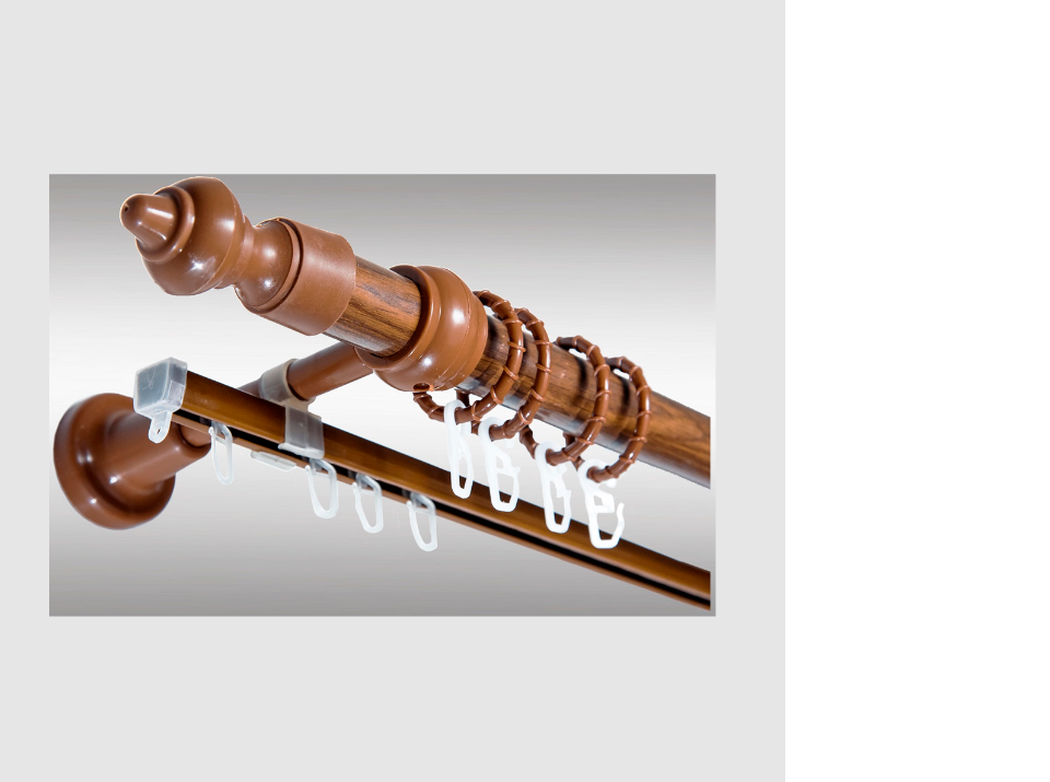 картинка Карниз пластик 2.4 Рустик от магазина Евродом