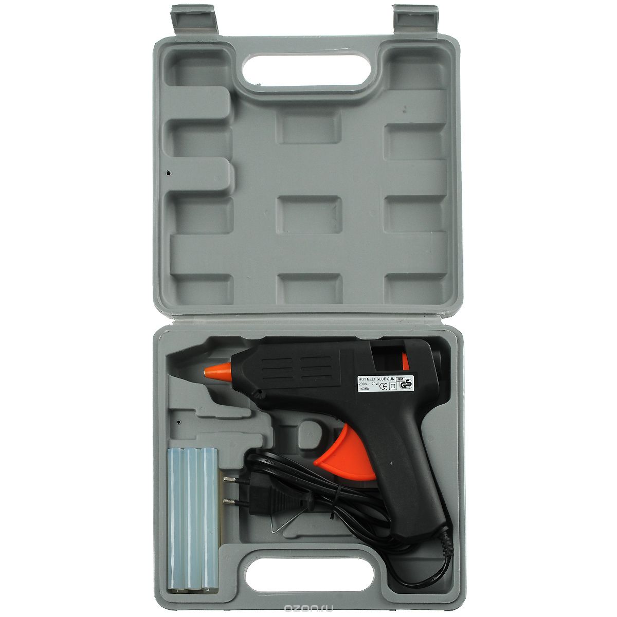 картинка Пистолет клеевой D11мм 70Вт в кейсе от магазина Евродом