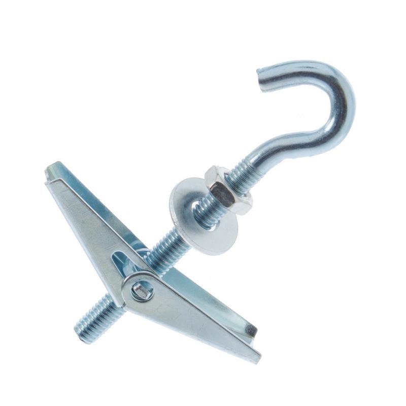 картинка Дюбель складной пружинный с крюком M6 от магазина Евродом