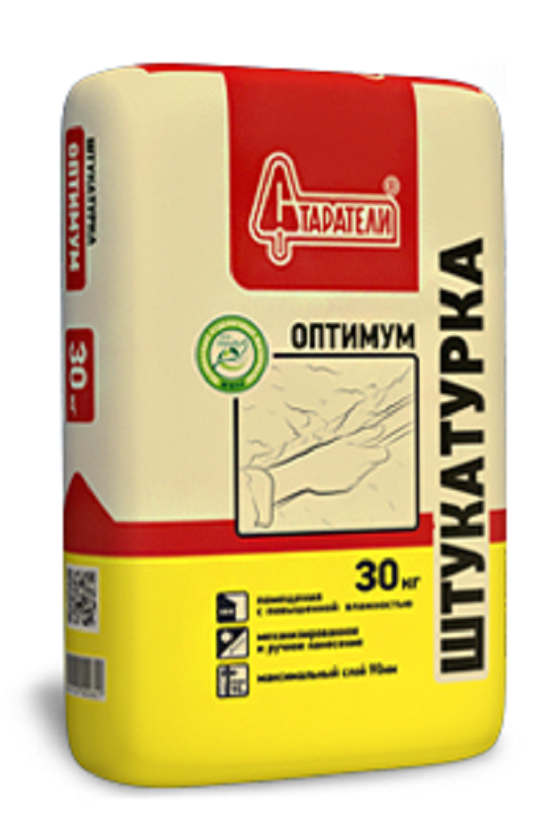 картинка Штукатурка Старатели гипсовая Оптимум (30кг) от магазина Евродом