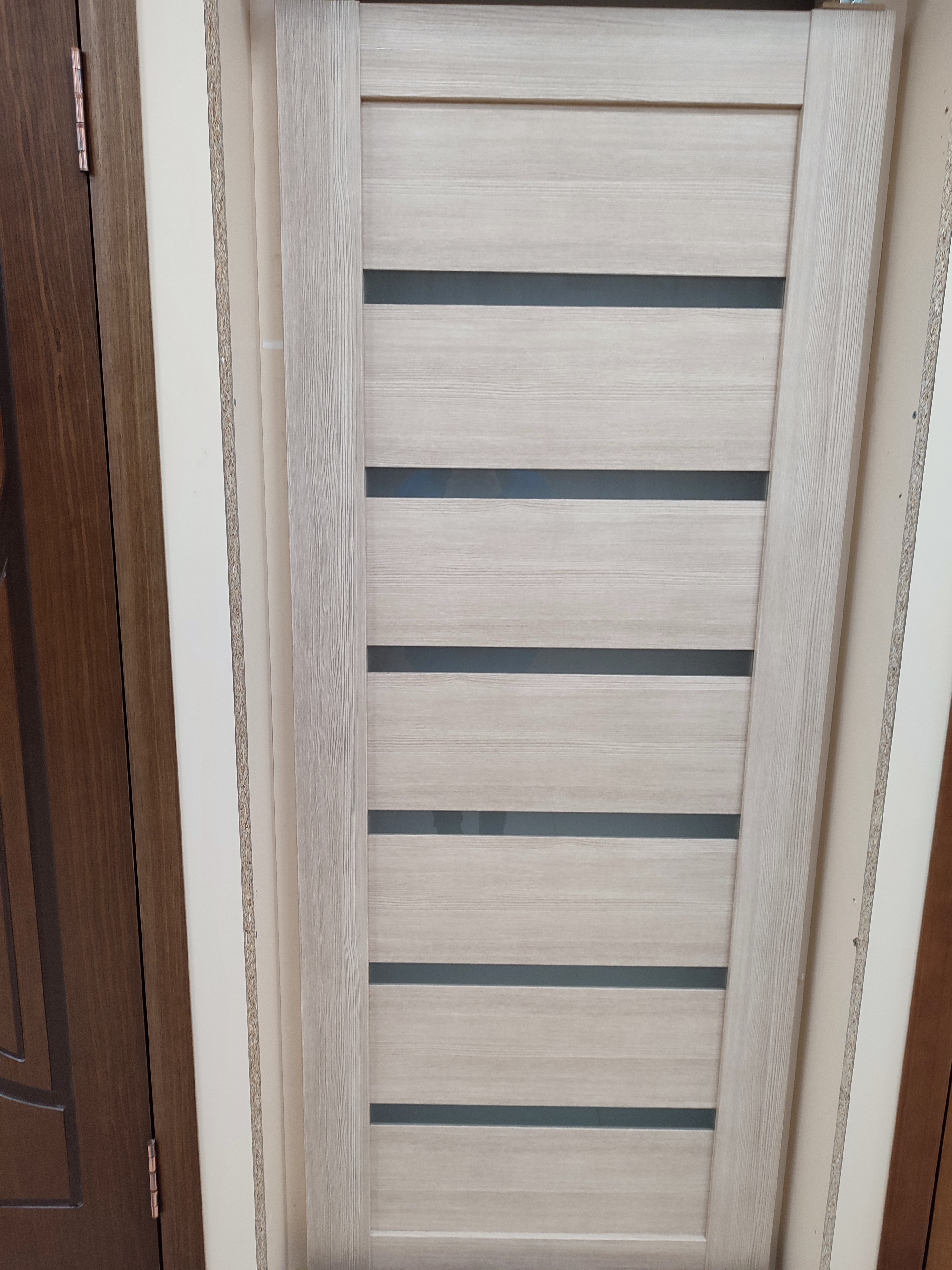 картинка Дверь L1 ПВХ Лиственница Кремовая ДПО 60 от магазина Евродом