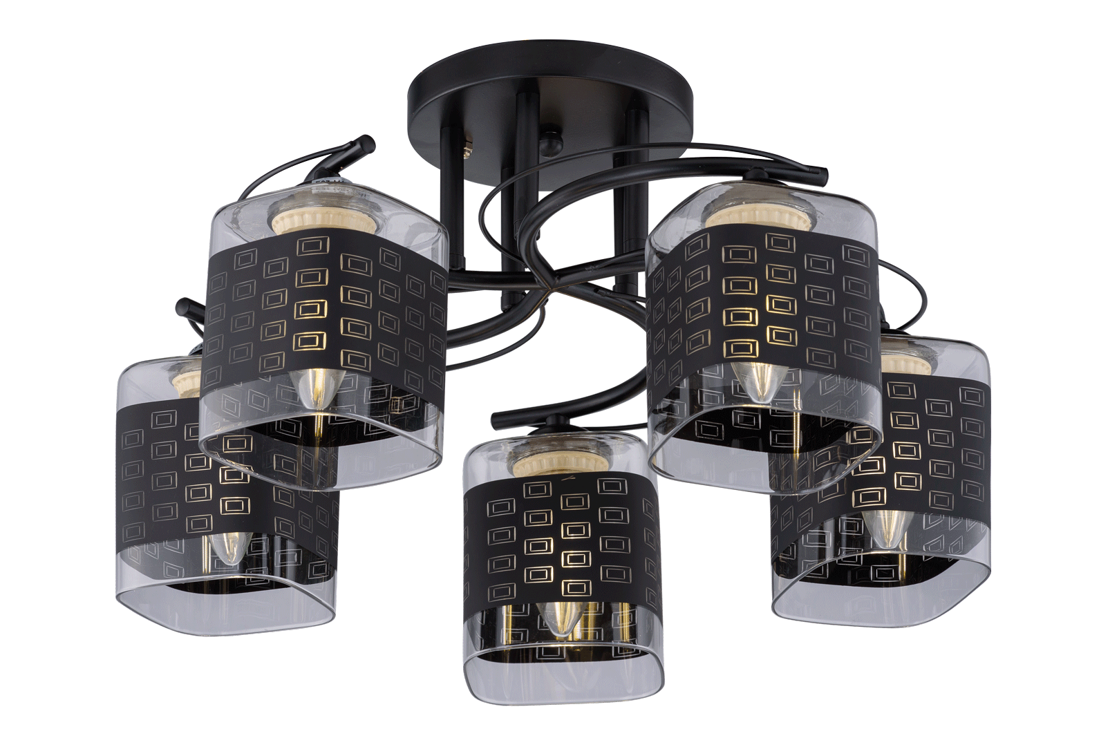 картинка 06658/5 BLACK Люстра от магазина Евродом