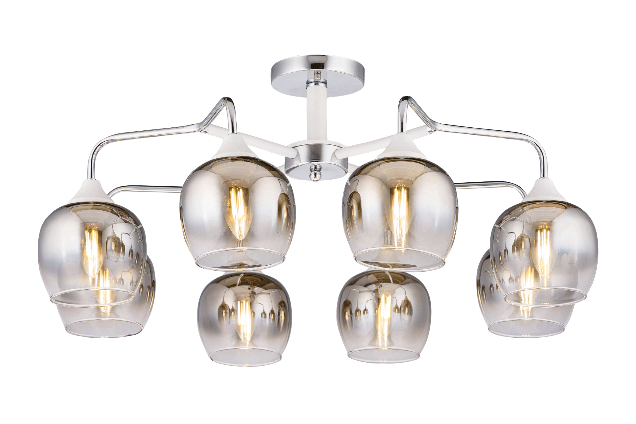 картинка 3671/8 WT+CH (2) Люстра от магазина Евродом