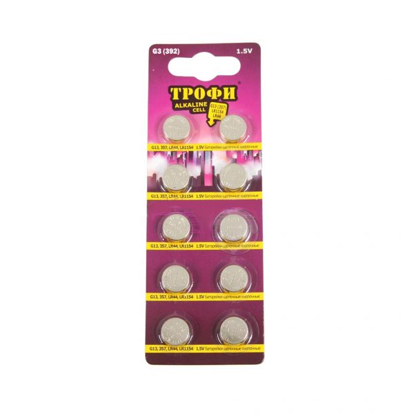картинка Элемент питания ТРОФИ G3 (392) LR736 LR41 от магазина Евродом