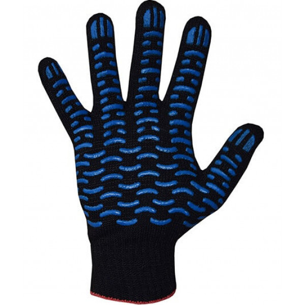 картинка Перчатки х/б с ПВХ 10 кл черные от магазина Евродом