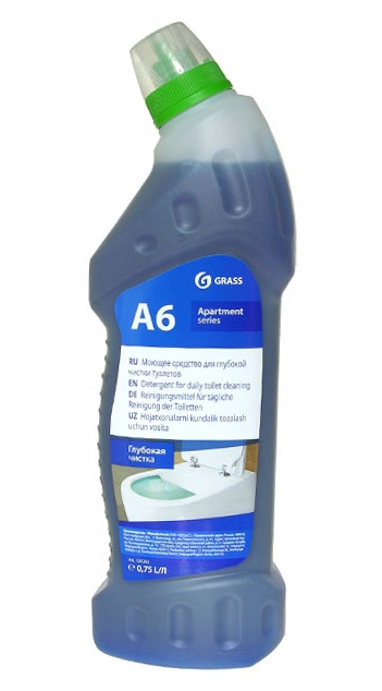 картинка Средство для глубокой чистки туалетов А6 750мл от магазина Евродом