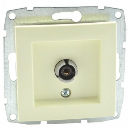 картинка Розетка Mono Electric TV скр. уст. с экраном крем от магазина Евродом