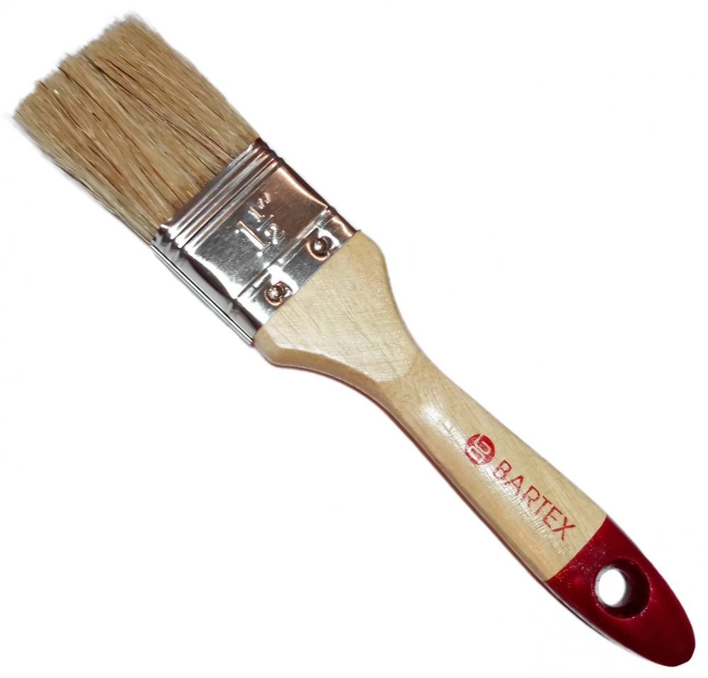 картинка Кисть флейцевая 2,5" светлая щетина Мастер от магазина Евродом