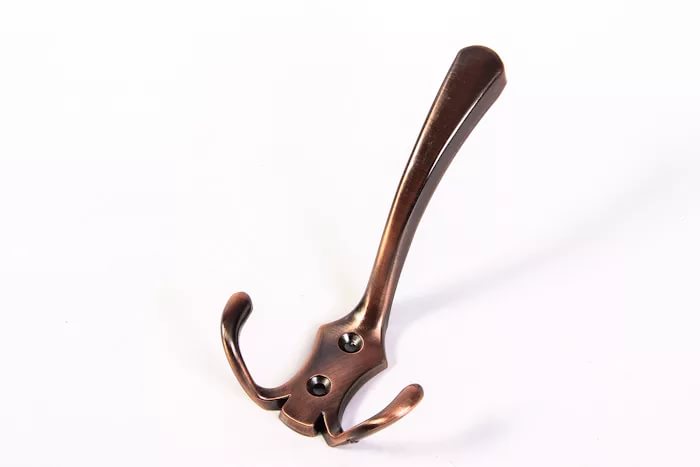 картинка Крючок одеж. 3-х рож. "Люкс" медь от магазина Евродом