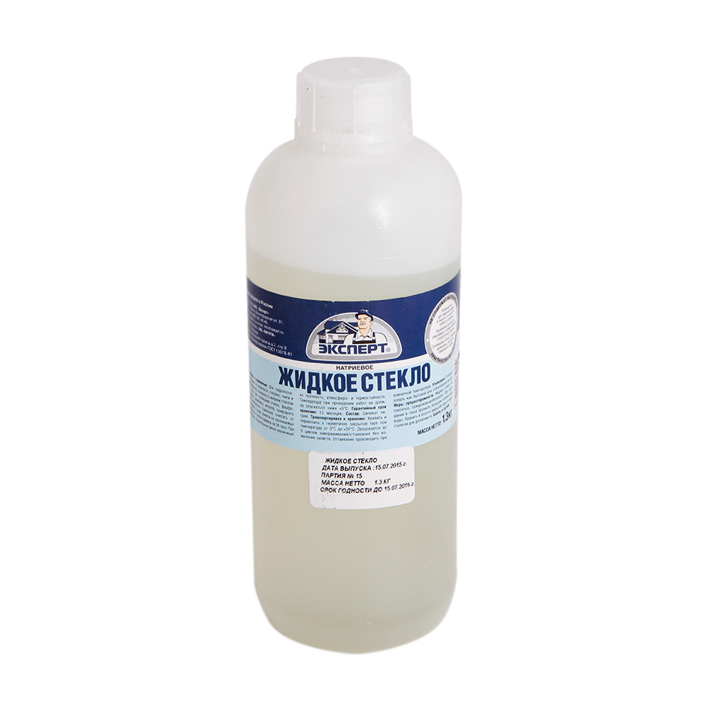 картинка Жидкое стекло 1,3кг ЭКСПЕРТ от магазина Евродом