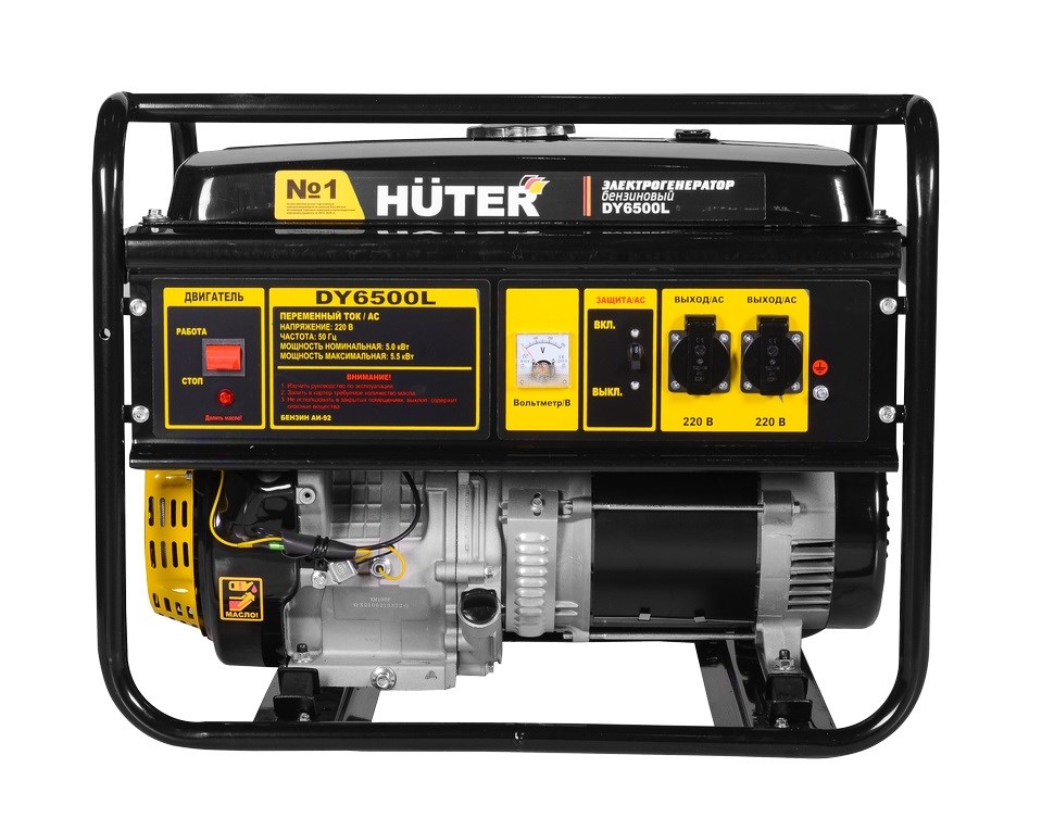 картинка Электрогенератор HUTER DY6500L от магазина Евродом