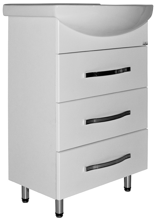 картинка Тумба ДИАМАНТ-55 + Умывальник Элеганс-55 от магазина Евродом