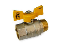 картинка Кран шаровый газовый 1/2 вн бабочка усиленный KOER от магазина Евродом