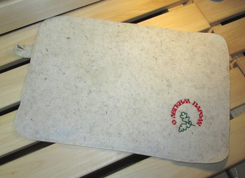 картинка Коврик для бани "С легким паром" от магазина Евродом