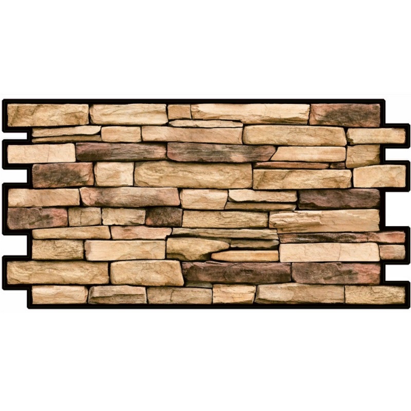 картинка Панель ПВХ Сланец натуральный серия Сланцы 980*498 (10) от магазина Евродом