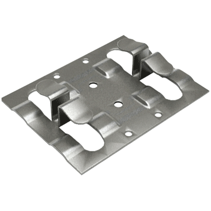 картинка Кляммер крепежный рядовой оцинкованный от магазина Евродом