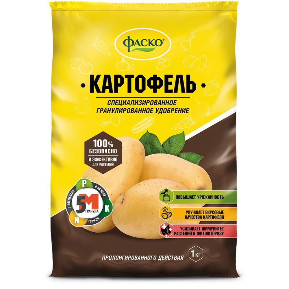 картинка Удобрение для картофеля 1 кг Фаск от магазина Евродом