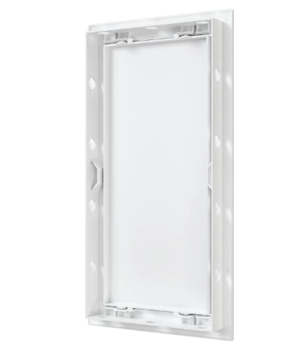 картинка Люк-дверца Эра белая ревизионная с фланцем 146х296 нажимная от магазина Евродом