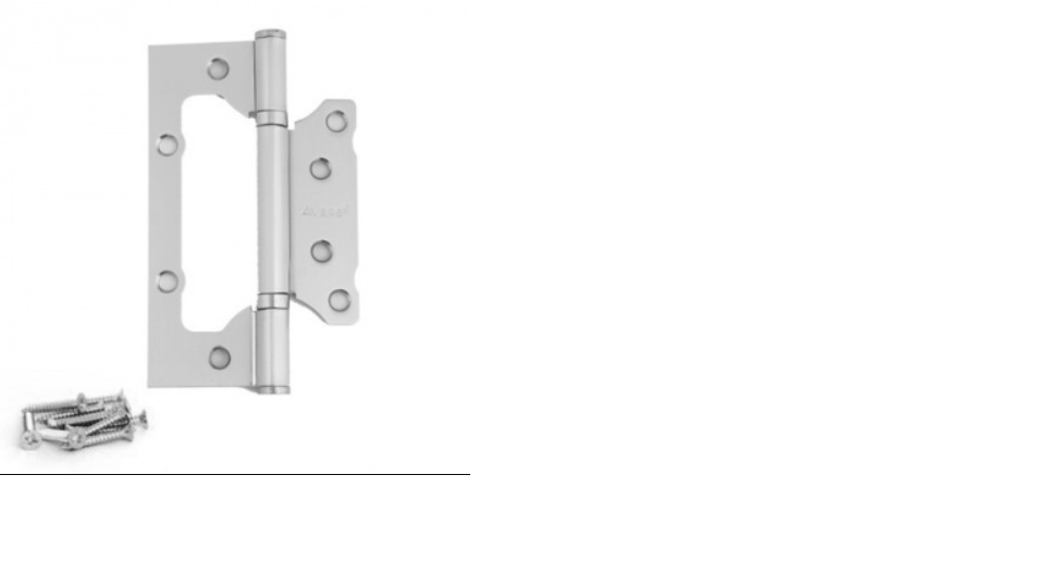 картинка Петля накладная Avers 125*75-2.5-B2-NIS бабочка от магазина Евродом