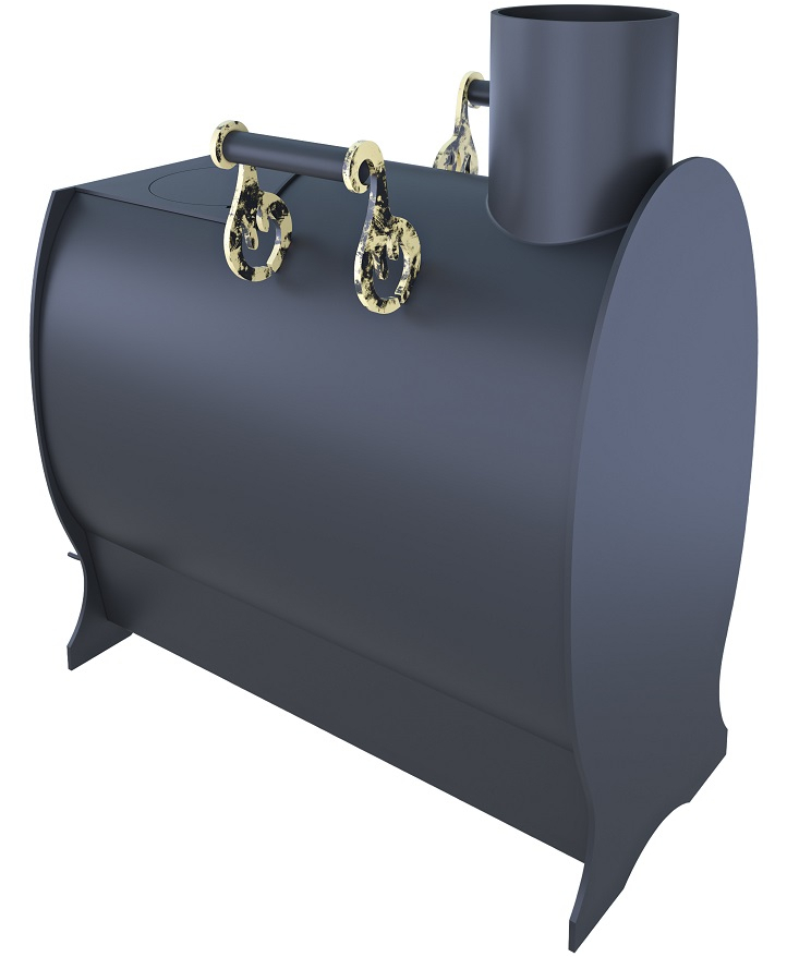 картинка Отопительная печь "Буржуйка с конфоркой" (8мм) от магазина Евродом