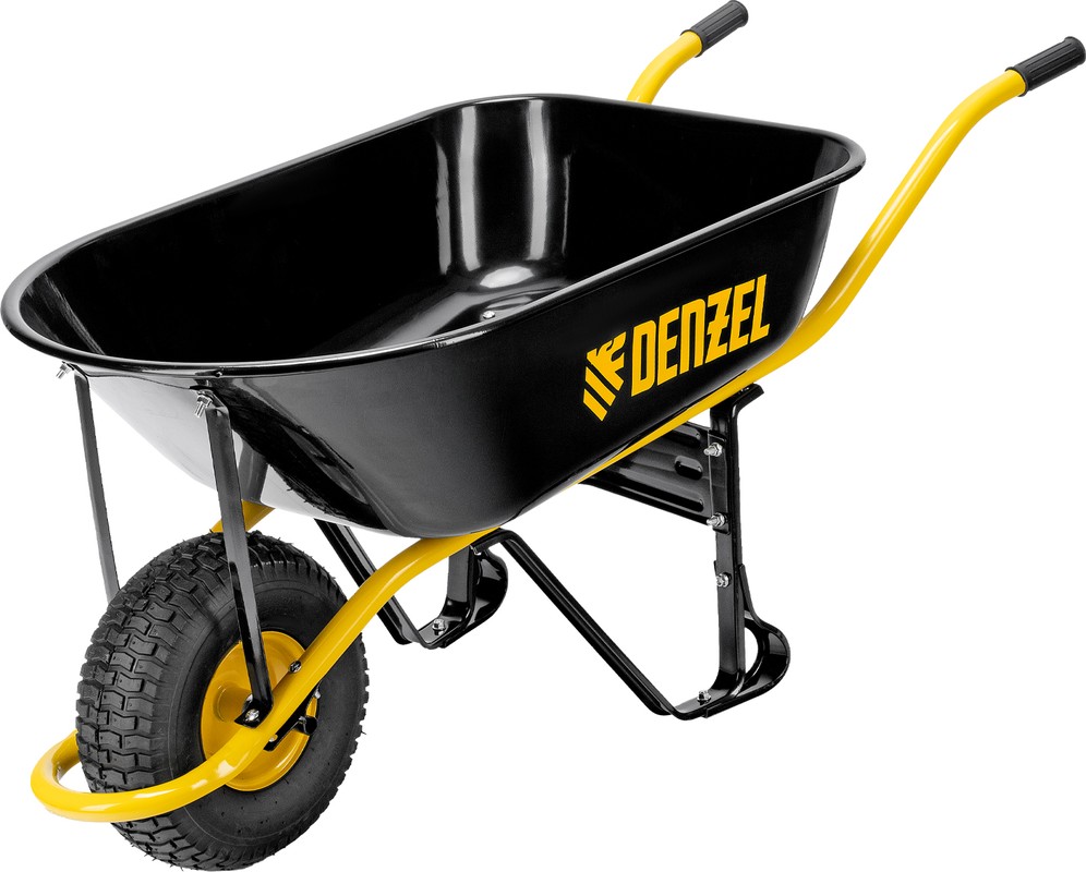 картинка Тачка строительная, усиленная, грузоподъемность 230кг, 130л Denzel от магазина Евродом