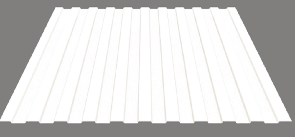 картинка Профлист С-8 Эконом 1200х2000мм Белый от магазина Евродом