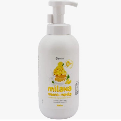 картинка Жидкое мыло-пенка Milana 0.5л лимонный пирог от магазина Евродом