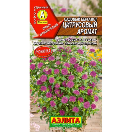 картинка Бергамот садовый однолетник Цитрусовый аромат 0,02 г АЭ семена от магазина Евродом