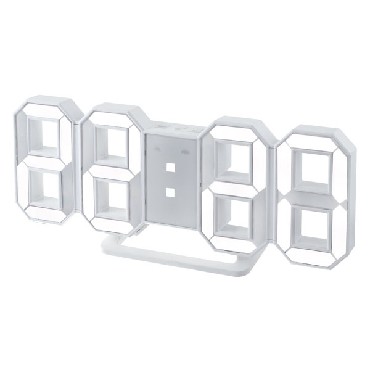 картинка Часы PERFEO PF-B4921 LUMINOUS 2 белый/белый от магазина Евродом