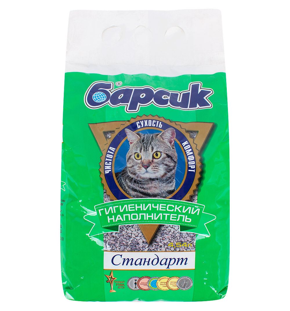 картинка Наполнитель для кошек 4,54 л Барсик Стандарт от магазина Евродом
