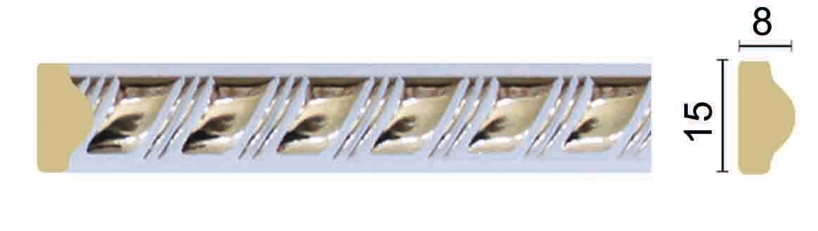 картинка Интерьерный багет 1МБ1.5/2-7 Vitart 2,4м от магазина Евродом