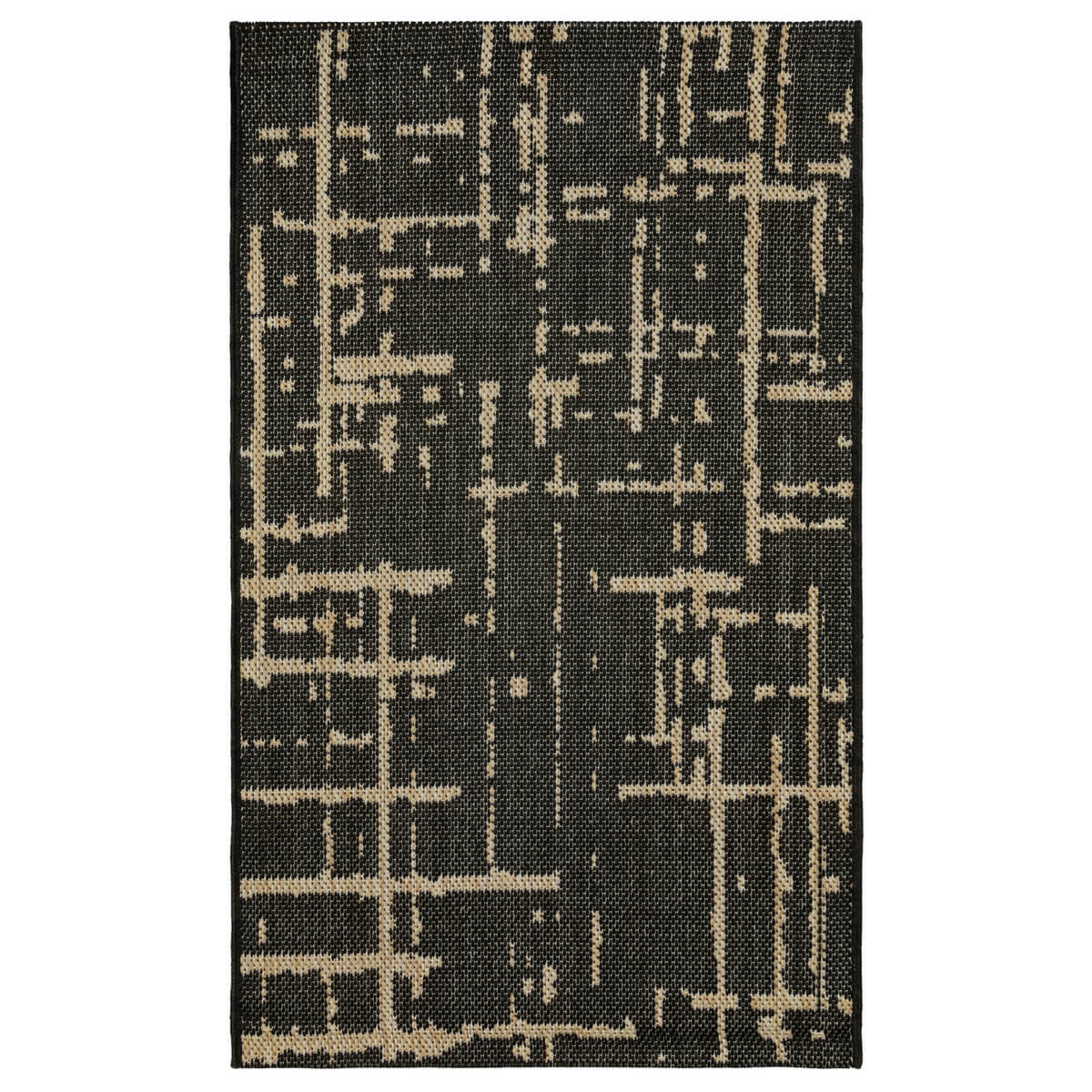 картинка Ковер PAROS 1*2 дизайн A922A BLACK/CREAM от магазина Евродом