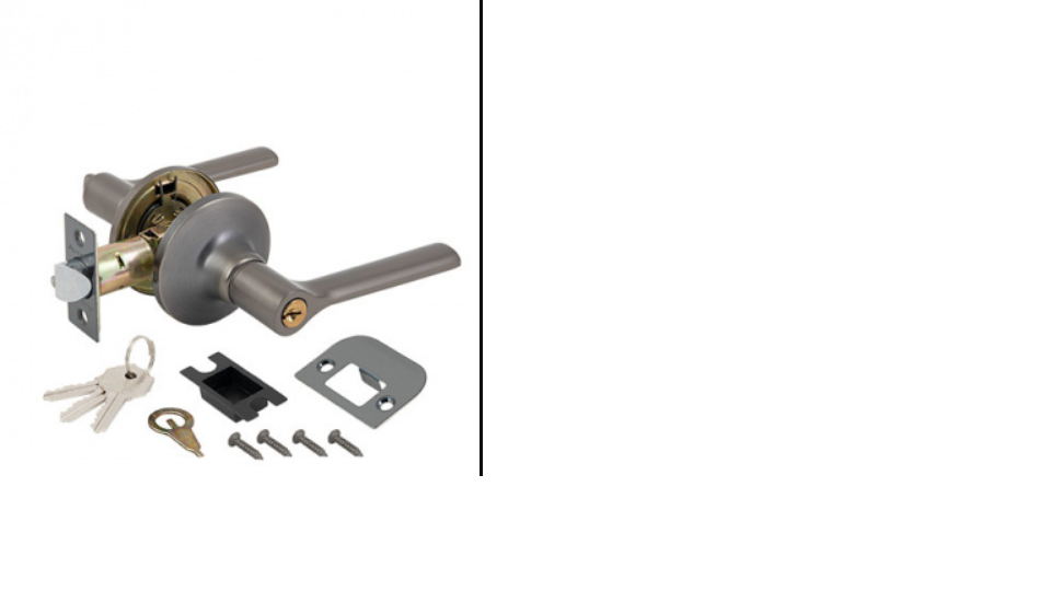 картинка Защелка Avers, 8083-01-GRF, 00031725, ключ, графит от магазина Евродом