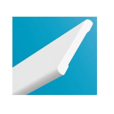 картинка Наличник пластиковый Н70мм 2,2м "Идеал" Белый 001 от магазина Евродом