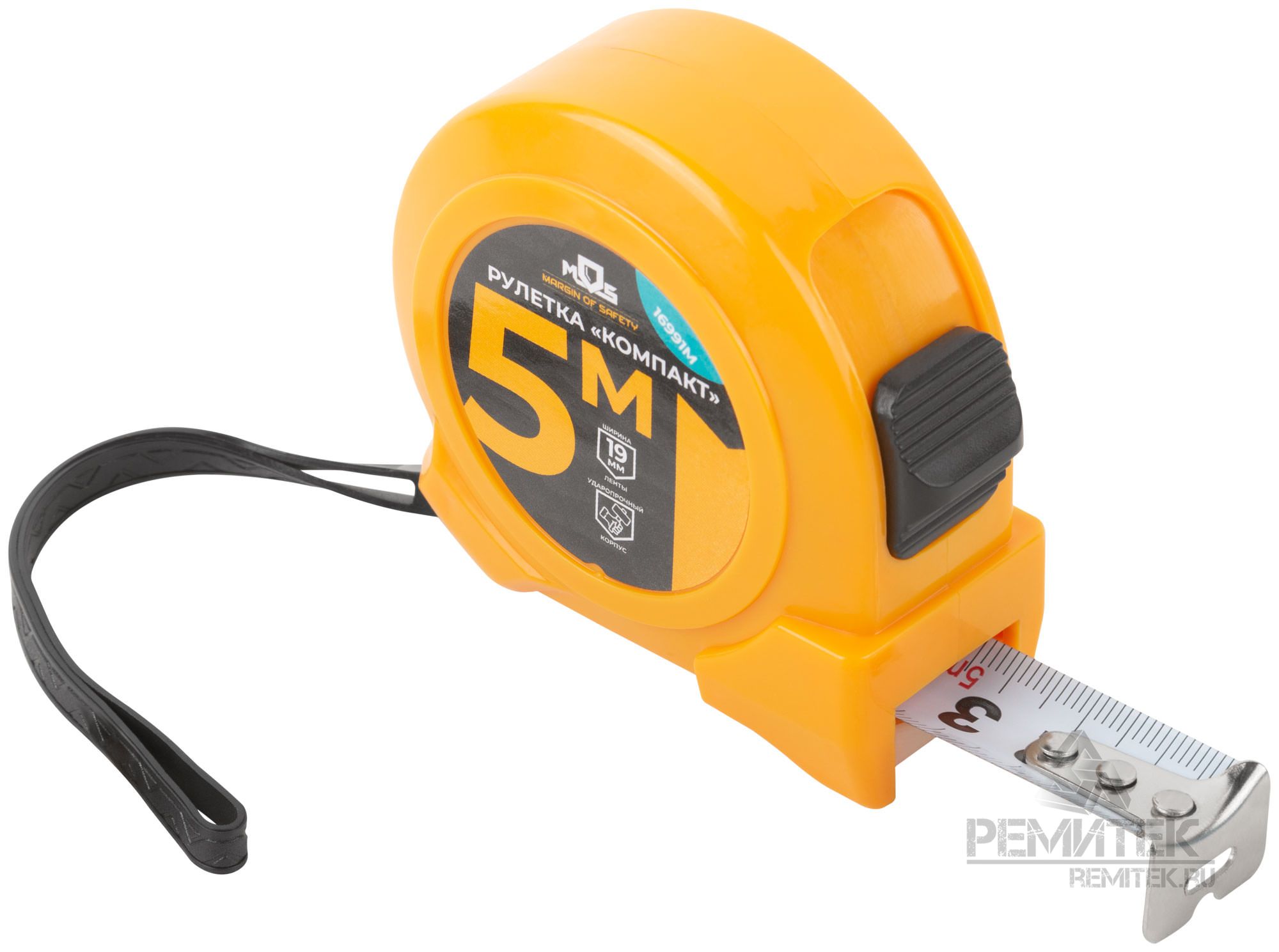 картинка Рулетка MOS "Компакт" 5м x 19мм от магазина Евродом