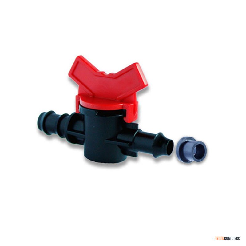 картинка Кран стартовый с резинкой для трубки 16мм КТ р17 от магазина Евродом