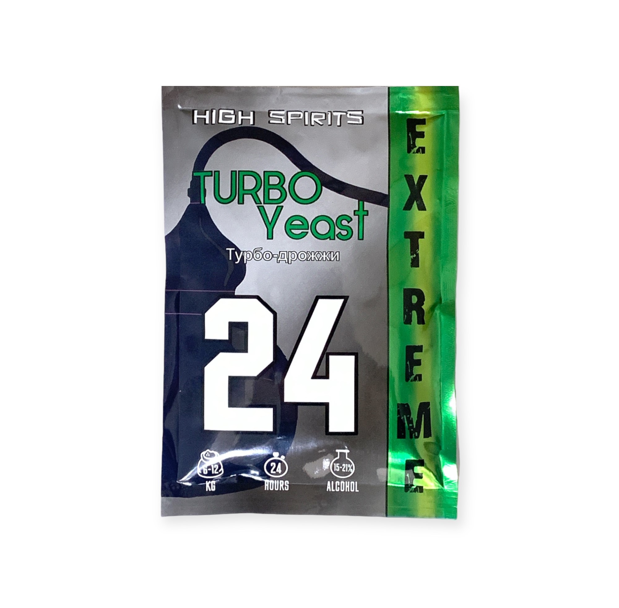 картинка Турбо-дрожжи High Spirits 24 Extreme 180г от магазина Евродом